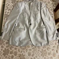 کت و شلوارنقره ای خارجی سایز 50