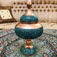 شکلات خوری مسی فیروزه کوبی نورمهر