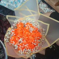 دسته گل نارنجی