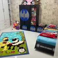 سرویس تخت کامل به همراه تشک،فرش وروتختی