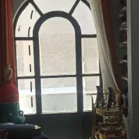 درب اهنی در منزل ، تراس