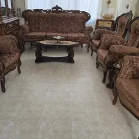 مبل استیل ۹ نفره و بوفه