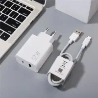 کله گی شارژر 67وات شیائومی به همراه کابل شارژ سریع
