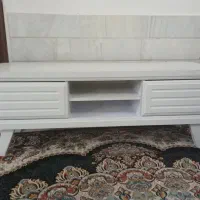 میز تلویزیون چوبی در حد نو