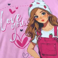 ست تیشرت و شلوار نوجوان/لباس دخترانه سایز بزرگ
