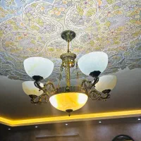 لوستر برنزی ۵ شاخه