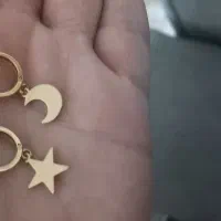 گوشواره ماه و ستاره  طلا  1.880 سوت