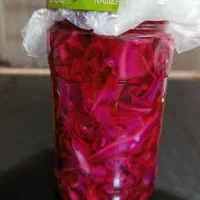 ترشی کلم قرمز خانگی