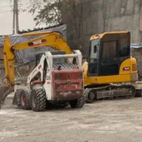 کندن استخر.بابکت.حمل نخاله.خاور مینی بیل.خاکبرداری