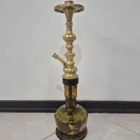 قلیان تنه برنجی اصل با متعلقات