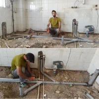 تاسیسات، لوله کشی آب/گاز/ شوفاژ/موتورخانه پمپ آب