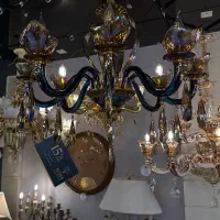 لوستر کریستالی ۸ شاخه وارداتی
