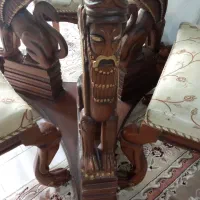 نهارخوری چهار نفره چوبی عالی دو عدد