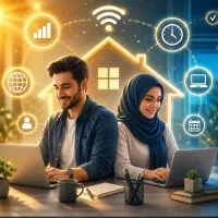کار با گوشی درمنزل