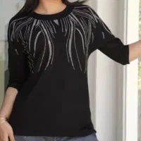 بلوز مشکی پی اس محرمی