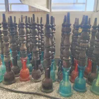 قلیان چوب گردو اصل کافه ای