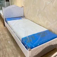 انواع تخت یکنفره ام دی اف نو تشک(صنایع چوبی ماهان)