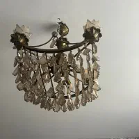 لوستر برنجی زیبا