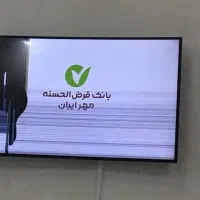 تلویزیوت 55 اینچ سامسونگ پنل ضربه دیده