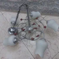 دو عدد لوستر ۵ و ۳ لامپی