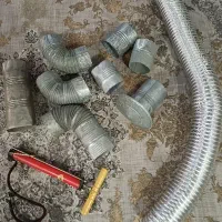لوله فلکسیبل و پمپ باد دستی