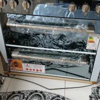 اجاق گاز طرح فر مکسان تمام استیل آکبند ترموکوپل