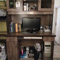 میز کامپوتر وکتابخانه