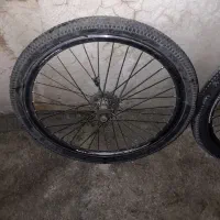 لاستیک عقب وجلو با رینگ بعد با سندلی ۲۶