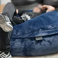 بین بگ(مبل شنی)مبل راحتی تکنفره بزرگ سرمه ای