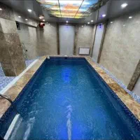 ویلا استخردار طرح چوب آسایش لوکس تمیز