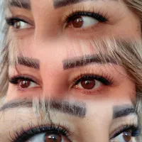 کاشت مژه هیدن ساده و رنگی