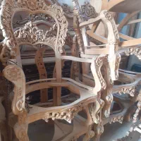 مبل سلطنتی چوب راش وگردو خشک خشک