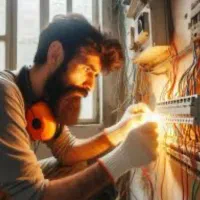 برقکار تعمیرات برق خانه کارخانه شبانه روزی