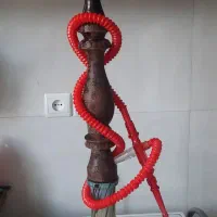 دو عدد قلیون تنه چوبی تعمه دوسیب