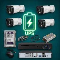 دوربین مداربسته 5 مگ AHD ایگل تک با UPS پک 4 عددی