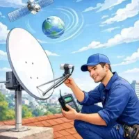 نصب و تنظیم آنتن ثابت ، چرخشی ،تنظیم گیرنده و TV