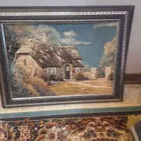 سلام تابلو فرش طبیعت60 عرض طول 80