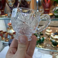 استکان خورشیدی ۳ گل تراش دست