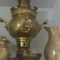 سماور ذغالی برنجی