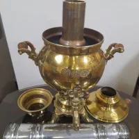 سماور برنزی زغالی