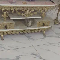 برنز بوفه ساعت گلدان میز تلویزیون