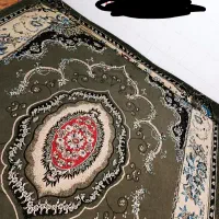 یک تخته فرش ۱۲ متری قهوه ای کرم