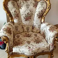 مبلمان 9 نفره تمام چوب با بوفه و کنسول