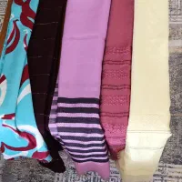 شال  وروسری نو بدلیل جمع کردن مغازه