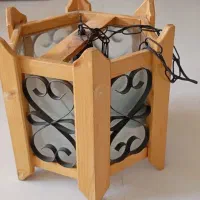 لوستر چوبی