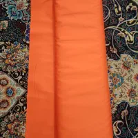 پارچه تریگال نارنجی جنس خارجی عرض یک ونیم