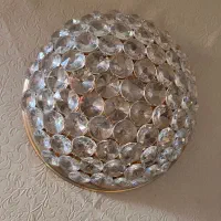 لوستر سقفی کریستالی ۶ شعله
