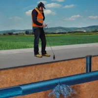 نشتیابی آب تشخیص ترکیدگی۱۰۰٪تضمین لوله کشی  رطوبت