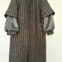 مانتو مشکی جلو باز
