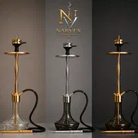 قلیان طرح کرنو با تنه شمش برنج